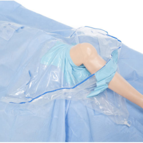 Surgiwear Knee Arthroscopy Drape - Eco, Large, 3.4meter x 2.4 meter (E518L)