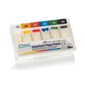 Meta Biomed 6% Tapered Paper Points - Assorted (15-40)