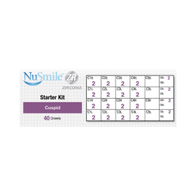 NuSmile Starter Kit Preformed Paediatric Crowns