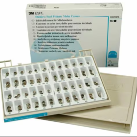3M ND-96 SS Primary Molar Kit Preformed Paediatric Crowns