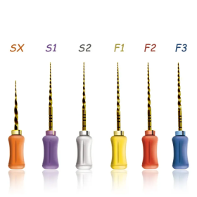 Waldent Pro-Taper Gold Hand Files 25mm Assorted SX-F3