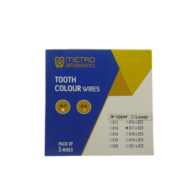 Esthetic wires Ã¢â‚¬â€œ Tooth colour SS wires (Rectangular)