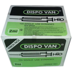  Dispovan Syringes 2ml (24guage) ( 100pcs)