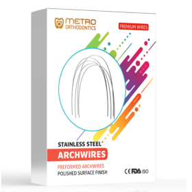 METRO ORTHODONTICS 016X022 SUPER ELASTIC NITI UPPER