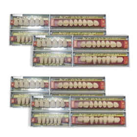 API Acrylic Teeth Sets - NewDent B1 (Pack of 4 Sets)