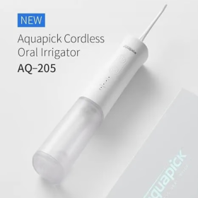 Aquapick Water Portable AQ-205 Dental Flosser - White