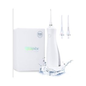 Aquapick Water Portable AQ-230 Dental Flosser - White