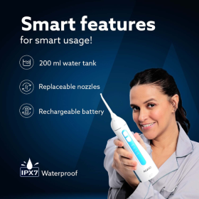 Agaro Ultra Plus Portable Dental Flosser for teeth | 200ml