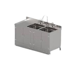 Instrument Washing Sink With Cabinet 400