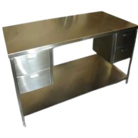 Working Table With Undershelf & Drawer