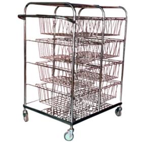 S. S. MODULAR BASKET DISTRIBUTION TROLLEY