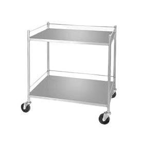 S. S. INSTRUMENT TROLLEY WITH UNDERSHELF