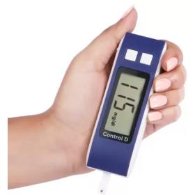 Control D Blue Glucometer Kit with Strips