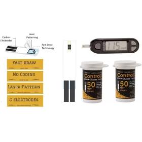 Control D 100 Glucometer Strips