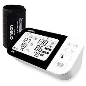 Omron HEM 7361T Bluetooth Digital Blood Pressure Monitor for Clinical & Professional Use with Afib Indicator and 360° Accuracy Intelliwrap Cuff (White)