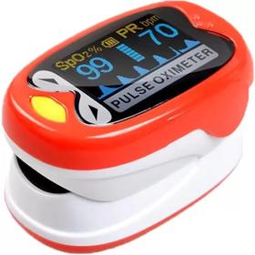 NISCOMED Child Pulse Oximeter, Oxygen Monitor for Kids Baby and Pediatric Blood Oxygen Saturation Heart Rate Monitor with Automatic Shut-Down, Rotatable Directions LED Display, Rechargeable and USB support Pediatricskid Finger tip Pulse Oximeter Pulse Oxi