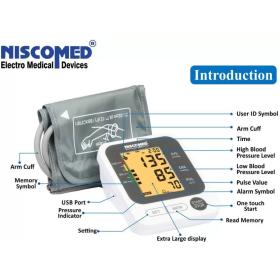 NISCOMED PW-218 Fully Automatic Digital Blood Pressure Monitor Fully Automatic Digital Blood pressure Monitor Bp Monitor