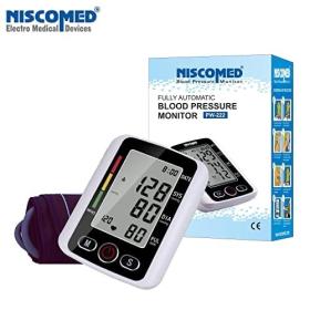 Niscomed Fully Automatic Comfort Digital Blood Pressure BP Monitor (Black & White)