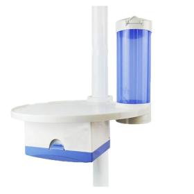 EiTi Utility Tray With Glass & Tissue Dispenser