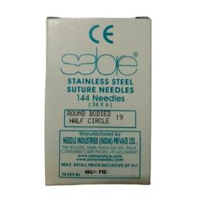 Stainless Steel Sabre Suture Cutting Needle