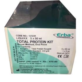 ERBA LIQUIXX TOTAL PROTEIN-5 X 50 ML