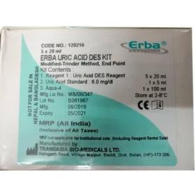 Erba Uric Acid Des Kit (5 x 20 ml)