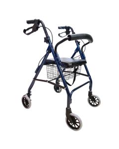 EASYCARE Folding Rollator with Easy Tool Free Installation (Get Active Stay Active ) 75kg Capacity