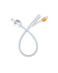 100% SILICONE 2-WAY FOLEY BALLOON  CATHETER PACK OF 5-6 FR