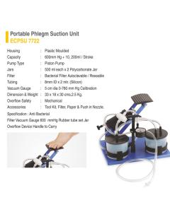 EASYCARE (EC7722) Manual Foot-Pedal Phlegm Suction Unit