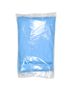 Salvo Unsterile Disposable Surgeons Gown - 25 GSM Poly Pouch Pack of 10 Pcs