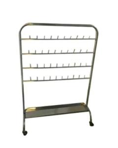 S. S. MOBILE SWAB STAND, CAPACITY: 24 / 40 HOOKS