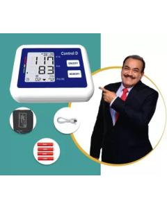 Control D BP107 USB Port Automatic Digital Blood Pressure BP107 Bp Monitor  (White, Blue)