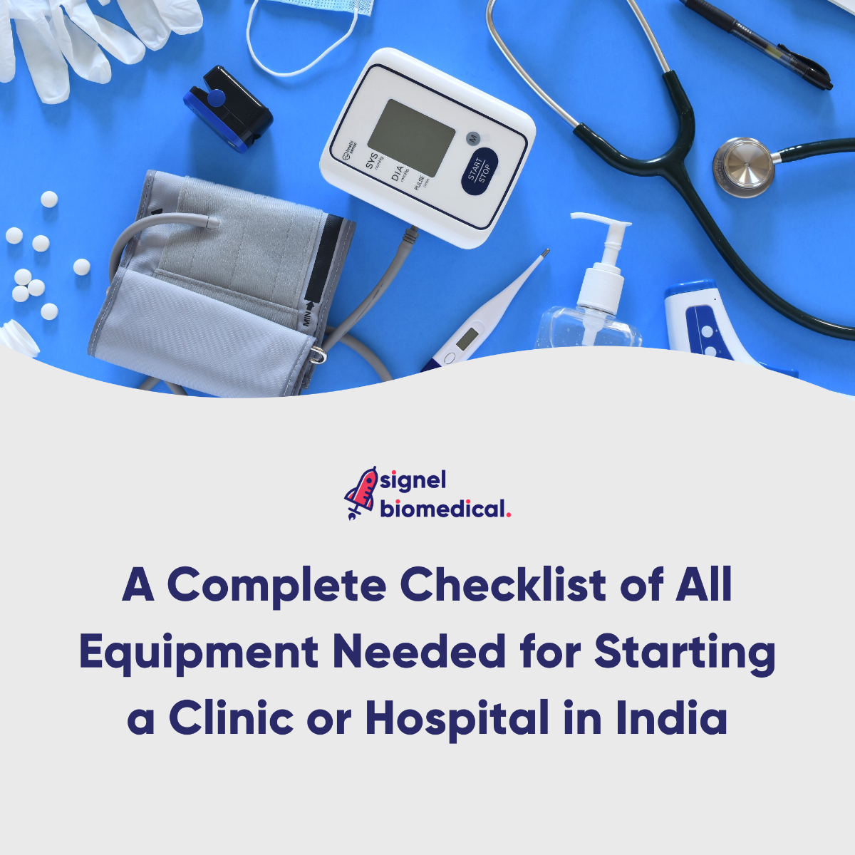 All Equipment Needed for Starting a Clinic or Hospital in India